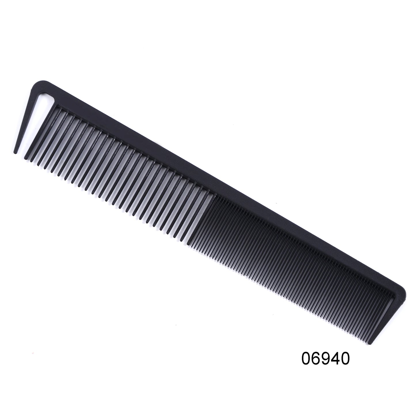 Black Professional Combs Hairdressing New Tail Comb Plastic Anti Static Comb Hair Cutting Comb