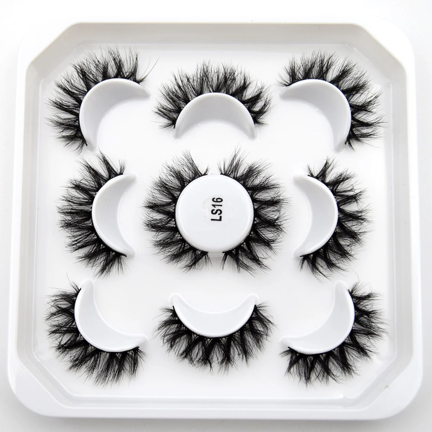 Visofree 3/5/10 Pairs Natural False Eyelashes Fake Lashes Long Makeup 3D Mink Lashes Extension Eyelash Mink Eyelashes for Beauty