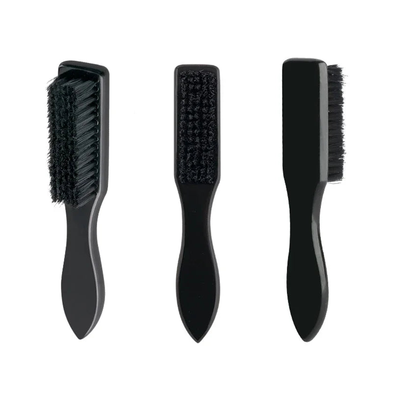 1pc Cleaning Brush Hairdressing Beard Brush Wood Handle Anti Static Barber Hair Styling Comb Shaving Tools For Men