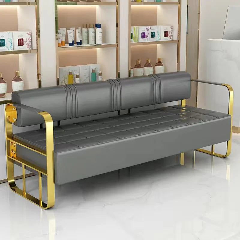 Modern Artificial leather Salon Furniture Sofa For Waiting Area