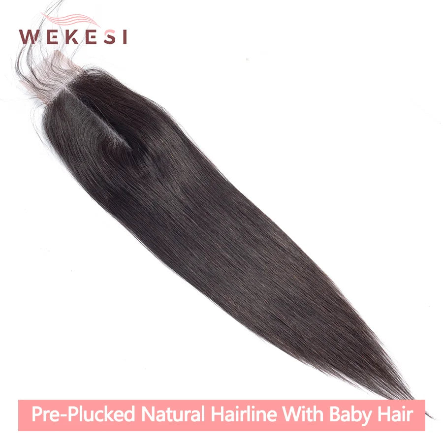 Fermeture brésilienne droite soyeuse 2x6 HD