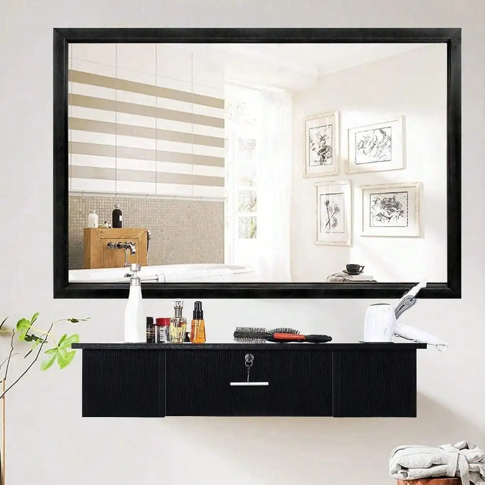 Wall Mount Locking Styling Station Barber Beauty Holder Salon Spa Equipment