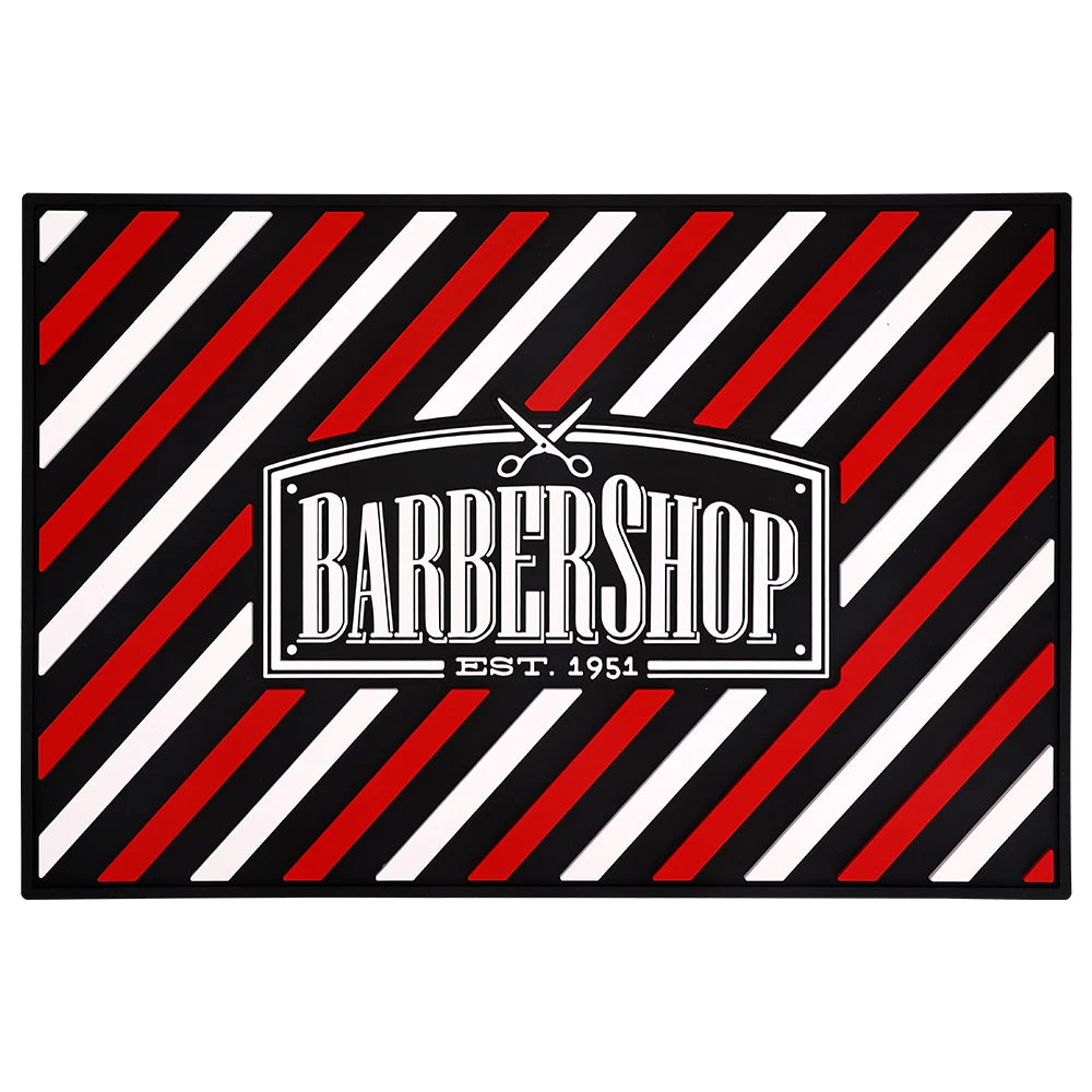 Barbershop Magnetic Mats Anti-slip Flexible Rubber Scissors Storage Pad Salon Countertop Heat Resistant Hairdresser Organizer