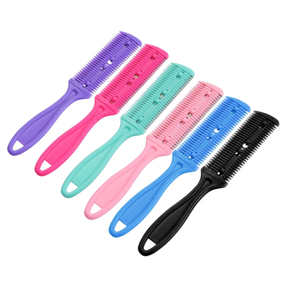 1PCS Double Sides Hair Razor Comb With 2 Removable Blades Cutter Cutting Thinning Shaper Haircut Trimmer Styling Tool