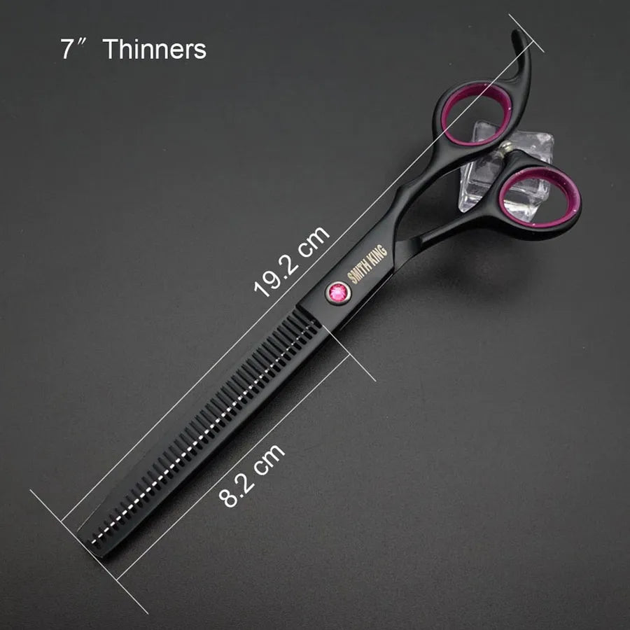 Professional Hairdressing Scissors, 5.5"& 6" &7" Laser wire Cutting +Thinning Barber Shears set+Kits+Comb/Razor