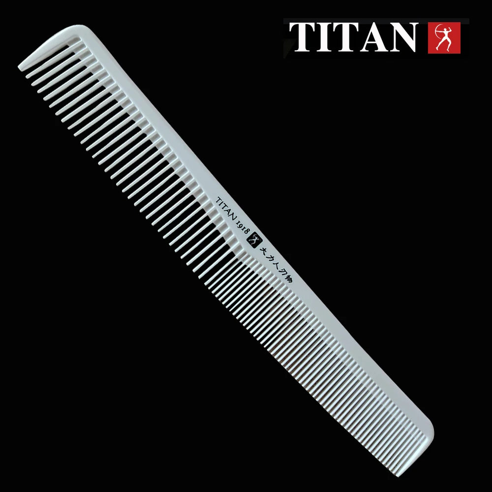 titan comb Professional Hair Comb Medium Cutting Comb Salon  Barber Styling Brush Tool white hair comb