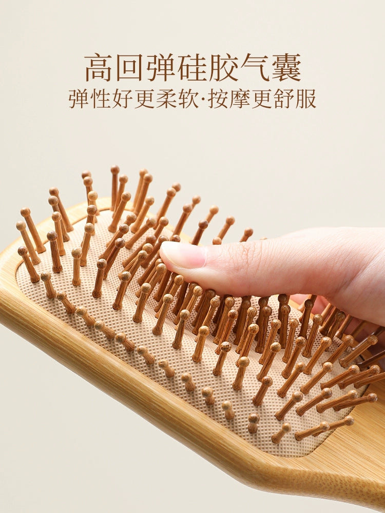 Head Meridian for Long Hair Electrostatic Bamboo Air Cushion Comb