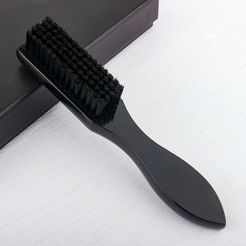 Barbershop Broken Hair Brush Solid Wood Carving Beard Brush Cleaning Hair Salon Dedicated for Hair Stylist Oil Head Tools