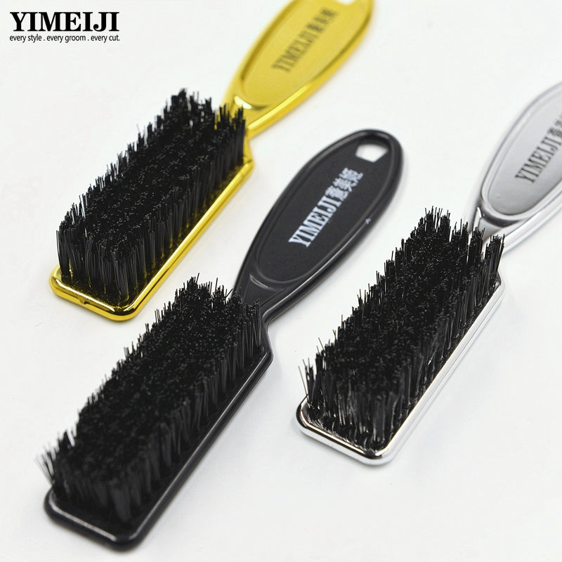 Retro Oil Head Hair Sweep Brush Electric Clipper Head Brush Carving Hair Cleaning Brush Hairdressing Bristle Ring Small Brush