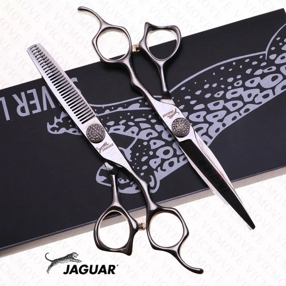 6" hair scissors Professional Hairdressing scissors set Cutting+Thinning Barber shears High quality Silver styles