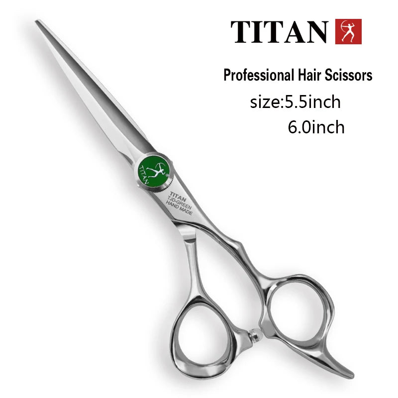 Titan Hairdressing Scissors 6 Inch Hair Scissors Professional Barber Scissors Cutting Thinning Styling Tool Hairdressing Shear