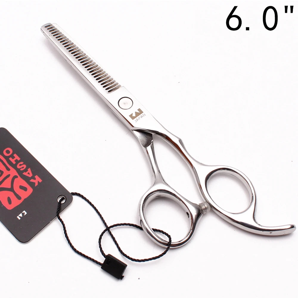 Professional Hair Scissors 5'' 6'' 7'' 8'' Japan Stainless Hairdressing Scissors Barber Thinning Shears Hair Cutting Scissors