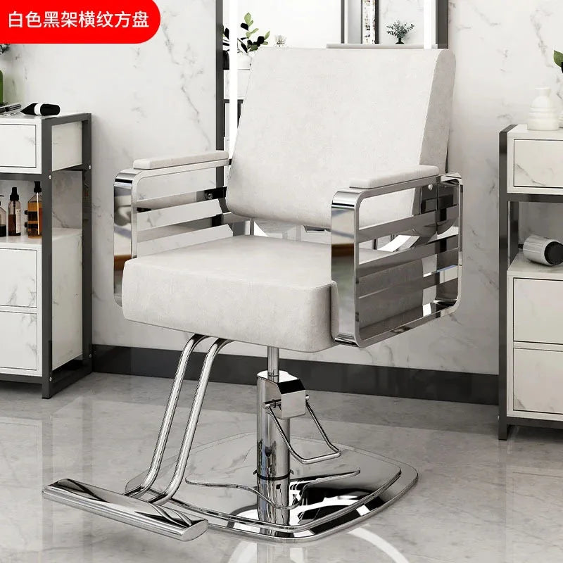 Simple Hair Salon Barber Chairs Light Luxury Salon Furniture for Beauty Salon Chair Lift Swivel Chair Special Hairdressing Chair
