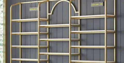 Shelf Cosmetic Gondola Shelf Cosmetic Store Shelf