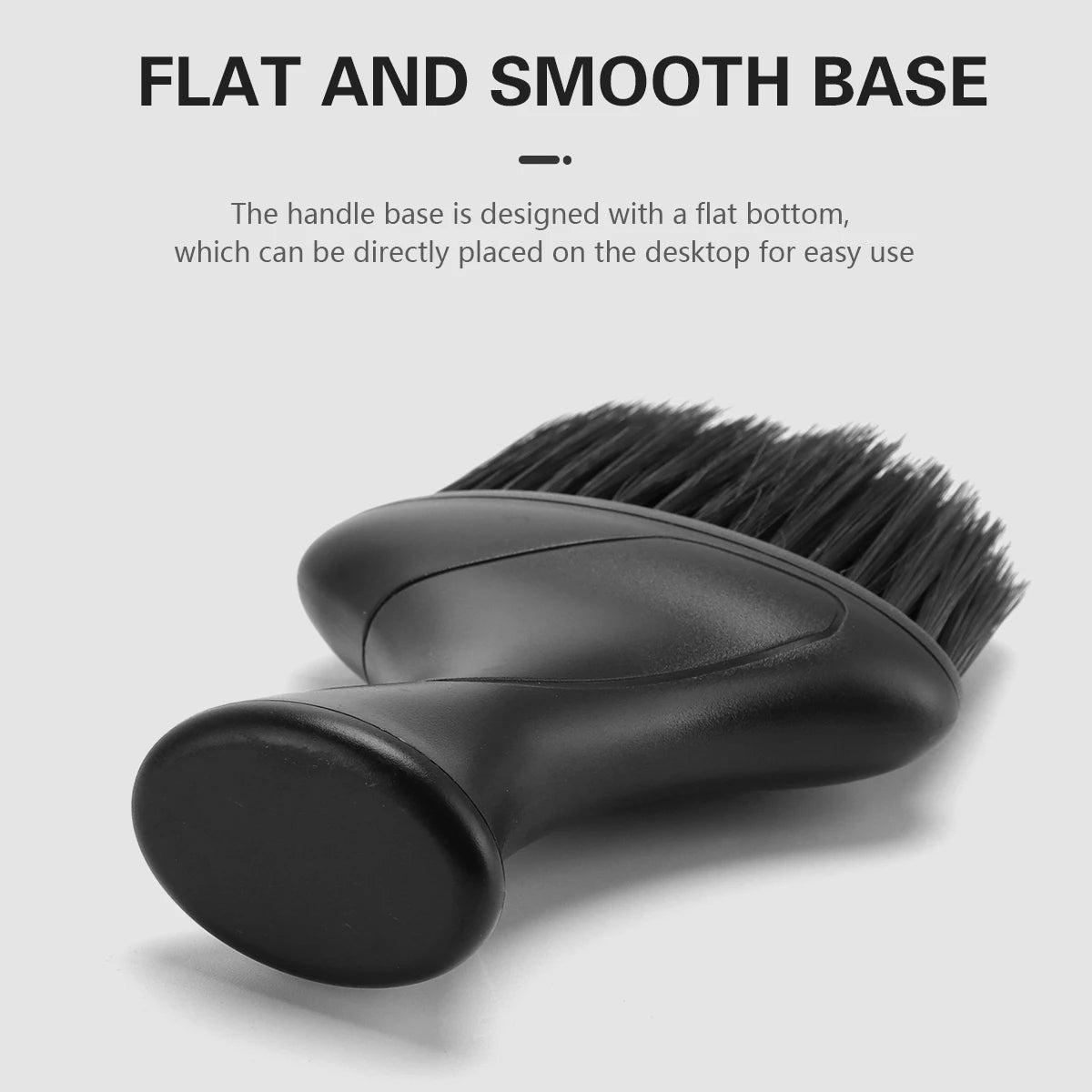 Barbershop Black Beard Brush Hairstylist Hair Cutting Cleaning Brushes Neck Face Duster Professional Haircut Tools Accessories