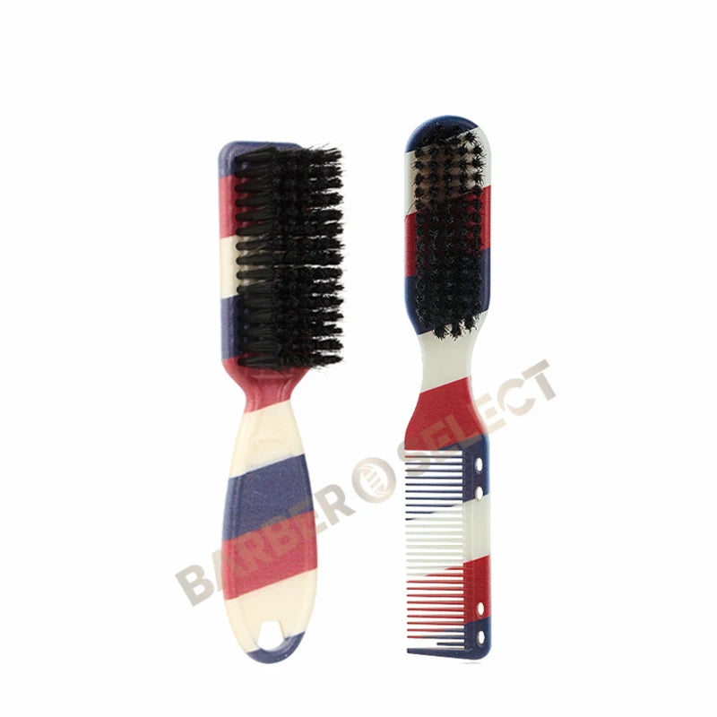 New Professional Barber Shaving Beard Brush Removal Neck Dusting Horse Hair Brushes Face Mustache Salon Cleaning Styling Tools