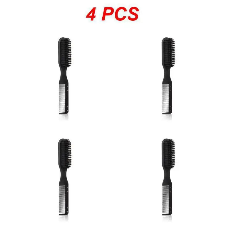 2/4/6PCS Styling Comb Smooth Two-in-one Hair Comb Hair Care First Tooth Design Beard Brush Easy Brush Hair Dye Brush Nylon Comb