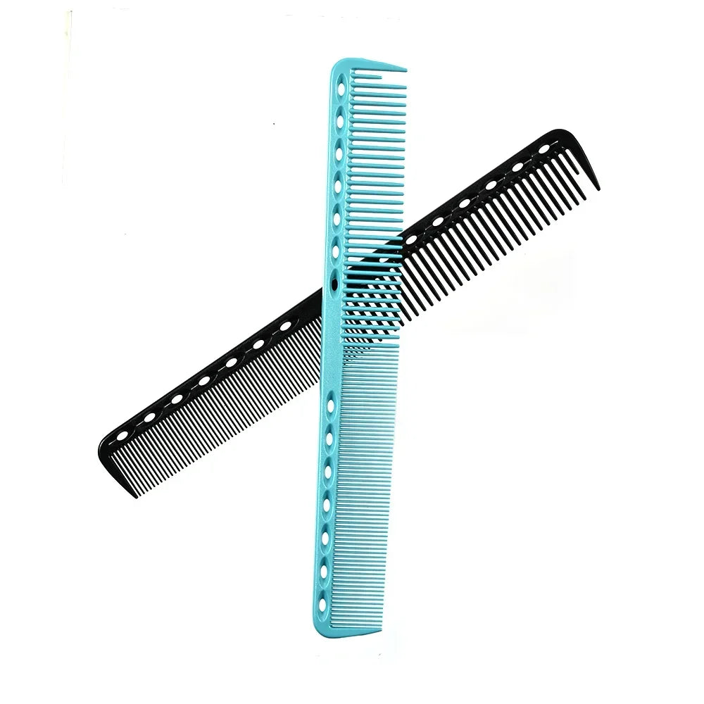 Professional Haircutting Comb Hollow Out Styling 2 in 1 Teeth Comb Hairdresser Salon Flat Hair Bush Cut Flat Hair Style Comb