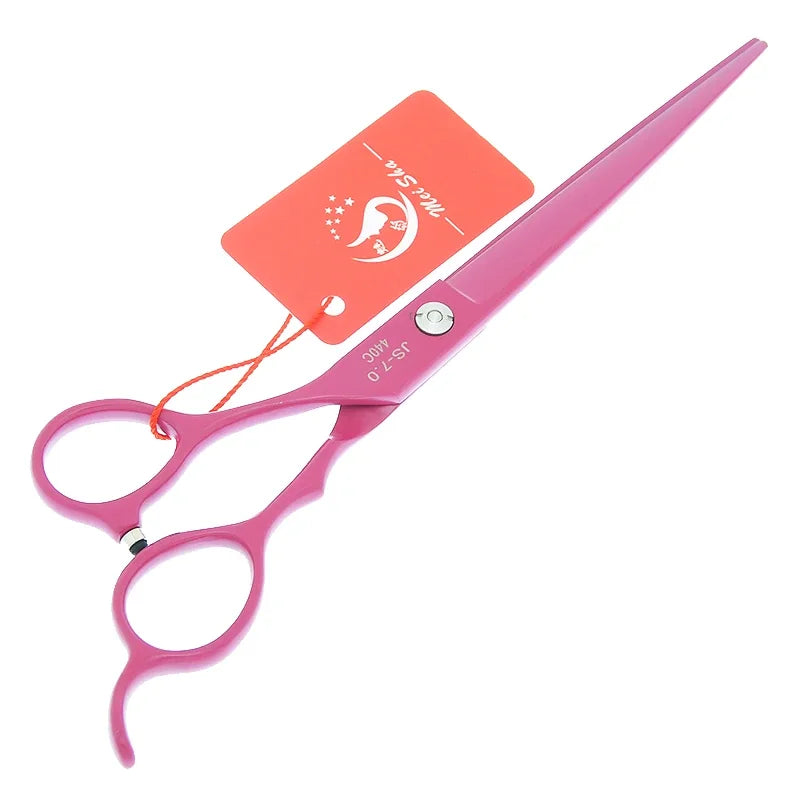 Meisha 7 inch Left Hand Hairdressing Cutting Scissors Professional Barber Shears Japanese Steel Salon Left-hand Clippers A0185A