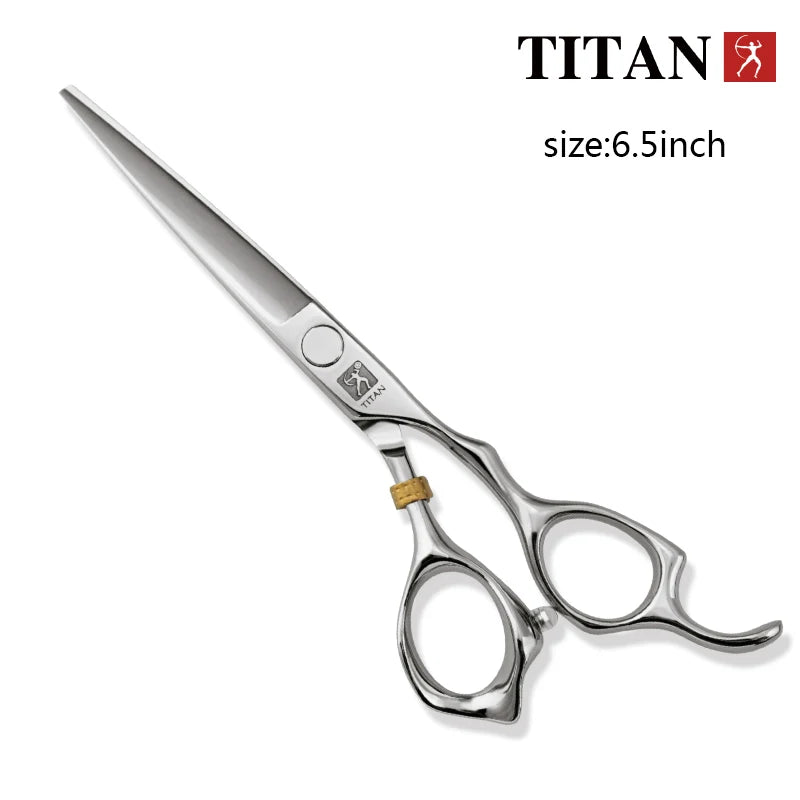 TITAN  Professional barber tools hair scissor Cutting thinning hairdressing shear 5.0/5.5/6.0/6.5inch Japan 440C steel