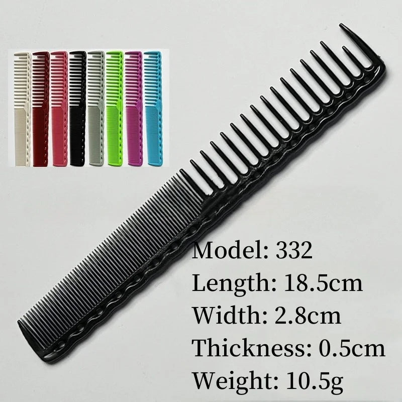 332 Hairdressing Comb Barber's Special Cutting Comb Male Female Styling Trimming Comb Barber Shop Professional Accessories Tools