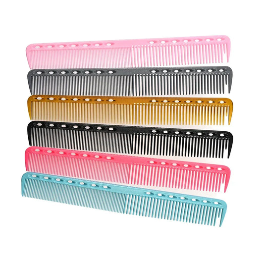 Professional Haircutting Comb Hollow Out Styling 2 in 1 Teeth Comb Hairdresser Salon Flat Hair Bush Cut Flat Hair Style Comb