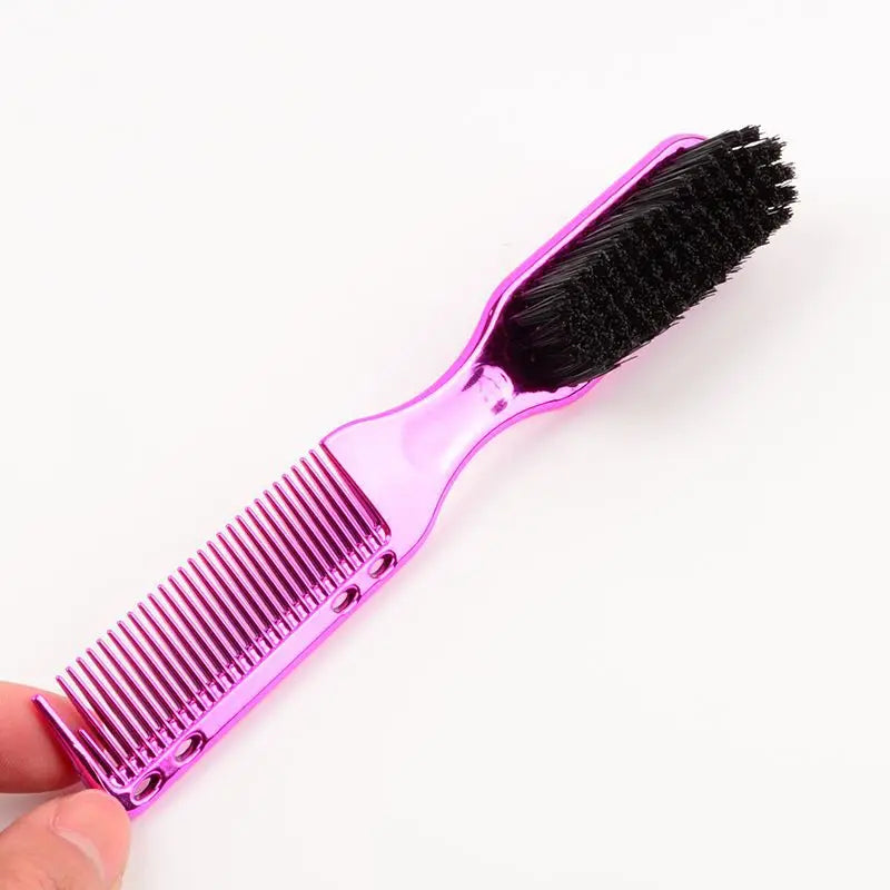 NEW TYPE Barber Hairdressing Soft Hair Cleaning Brush Retro Neck Duster Broken Remove Comb Brush Hair Styling Salon Tools