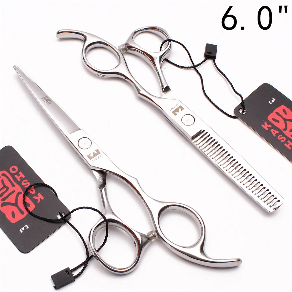 Professional Hair Scissors 5'' 6'' 7'' 8'' Japan Stainless Hairdressing Scissors Barber Thinning Shears Hair Cutting Scissors