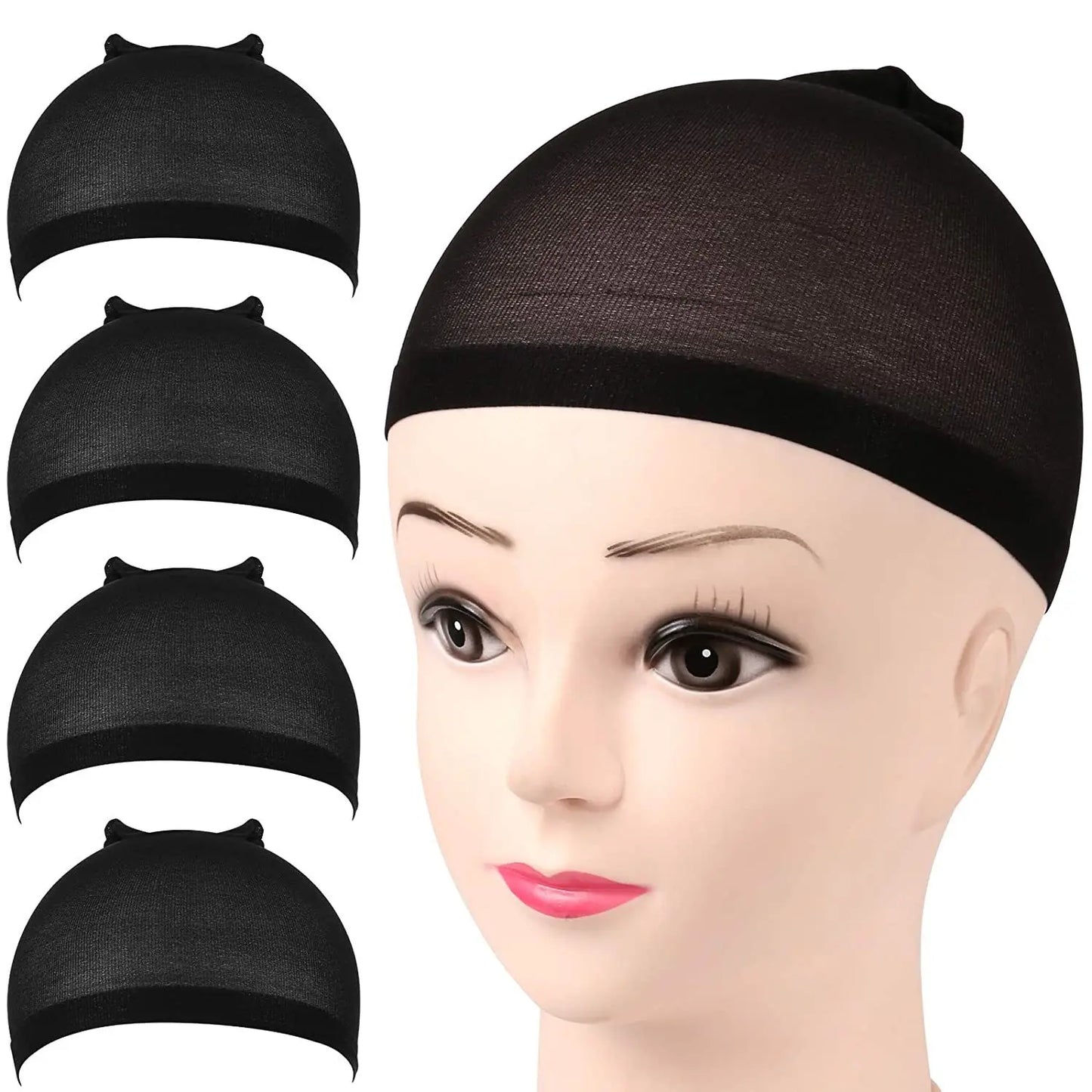 HZ Wig Caps,  Stretchy Nylon Skin Tone Wig Application Caps for Women and Men