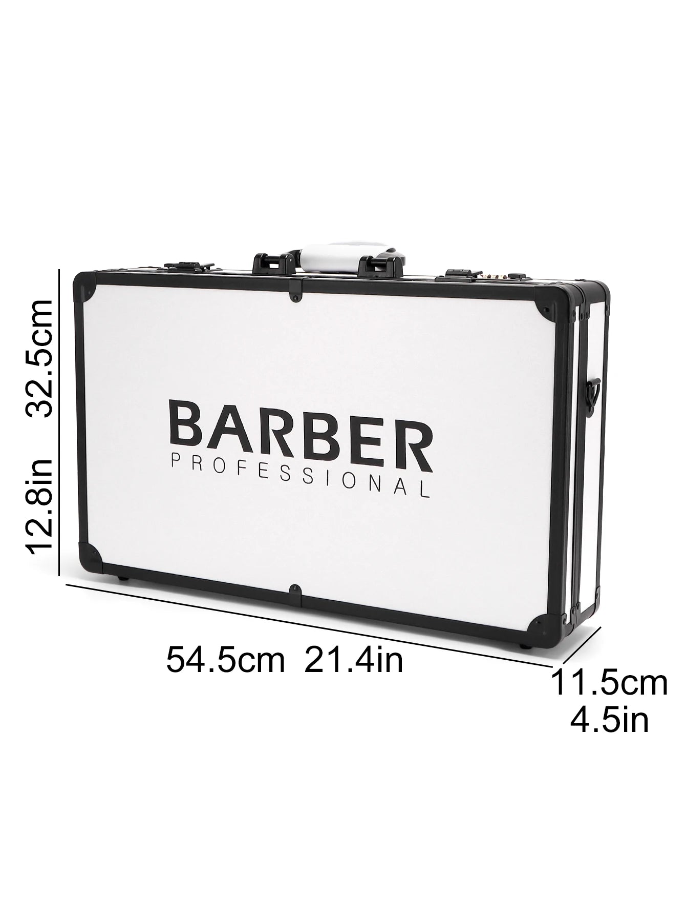 Aluminum Suitcase Barbershop Haircut Tools Box High-capacity Portable Outdoor Storage Case Hairdresser Makeup Art Tools Box