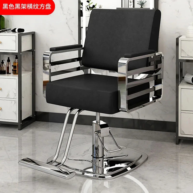 Simple Hair Salon Barber Chairs Light Luxury Salon Furniture for Beauty Salon Chair Lift Swivel Chair Special Hairdressing Chair
