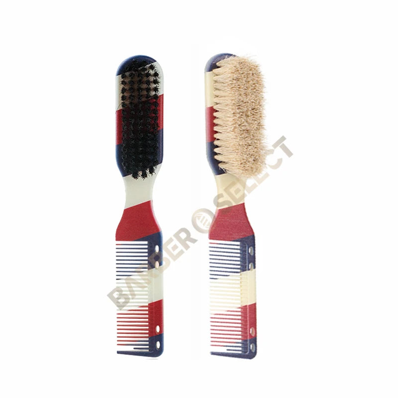 New Professional Barber Shaving Beard Brush Removal Neck Dusting Horse Hair Brushes Face Mustache Salon Cleaning Styling Tools