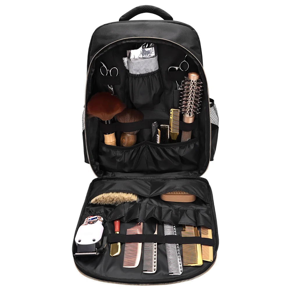 New Portable Barber Salon Hairdresser Makeup Backpack Professional Large Capacity Multifunctional Hairdressing Travel Bags