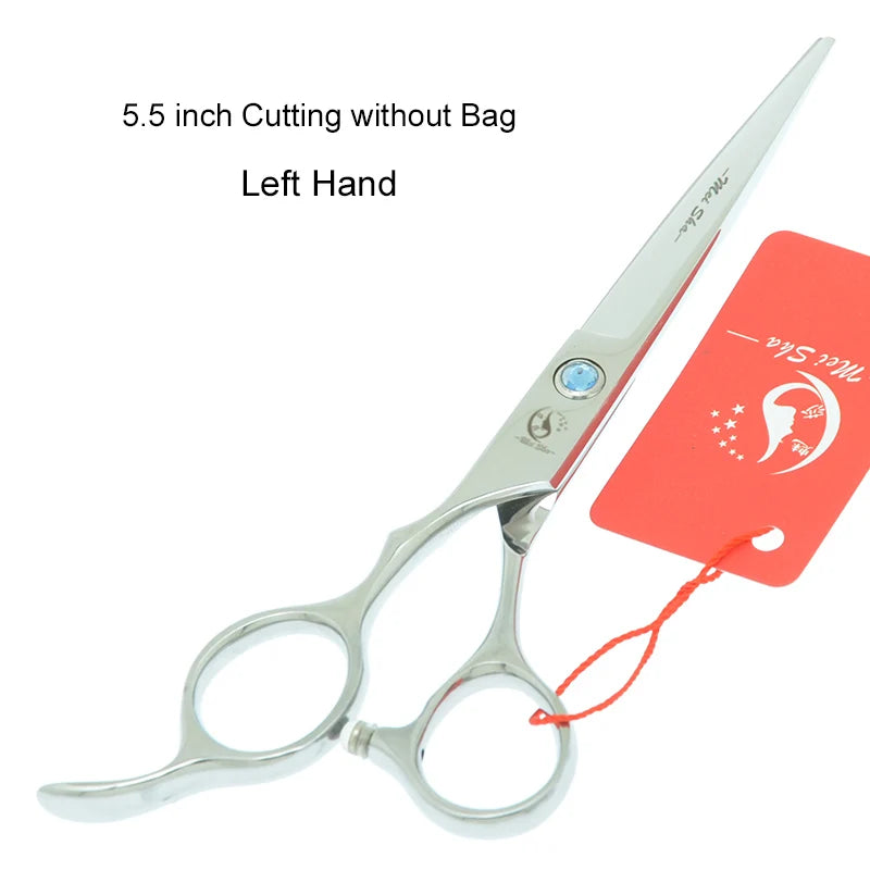 Meisha 5.5/6 inch Left Hand Professional Hairdressing Scissors Japan Steel Barber Shears Hair Cutting Thinning Scissors A0045A