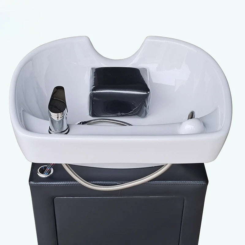 Men's Shaving Salon Chair Styling Chairs Hairdressing Seats Beauty Professional Hair Washbasin Massage Massage Sillas Wash Spa