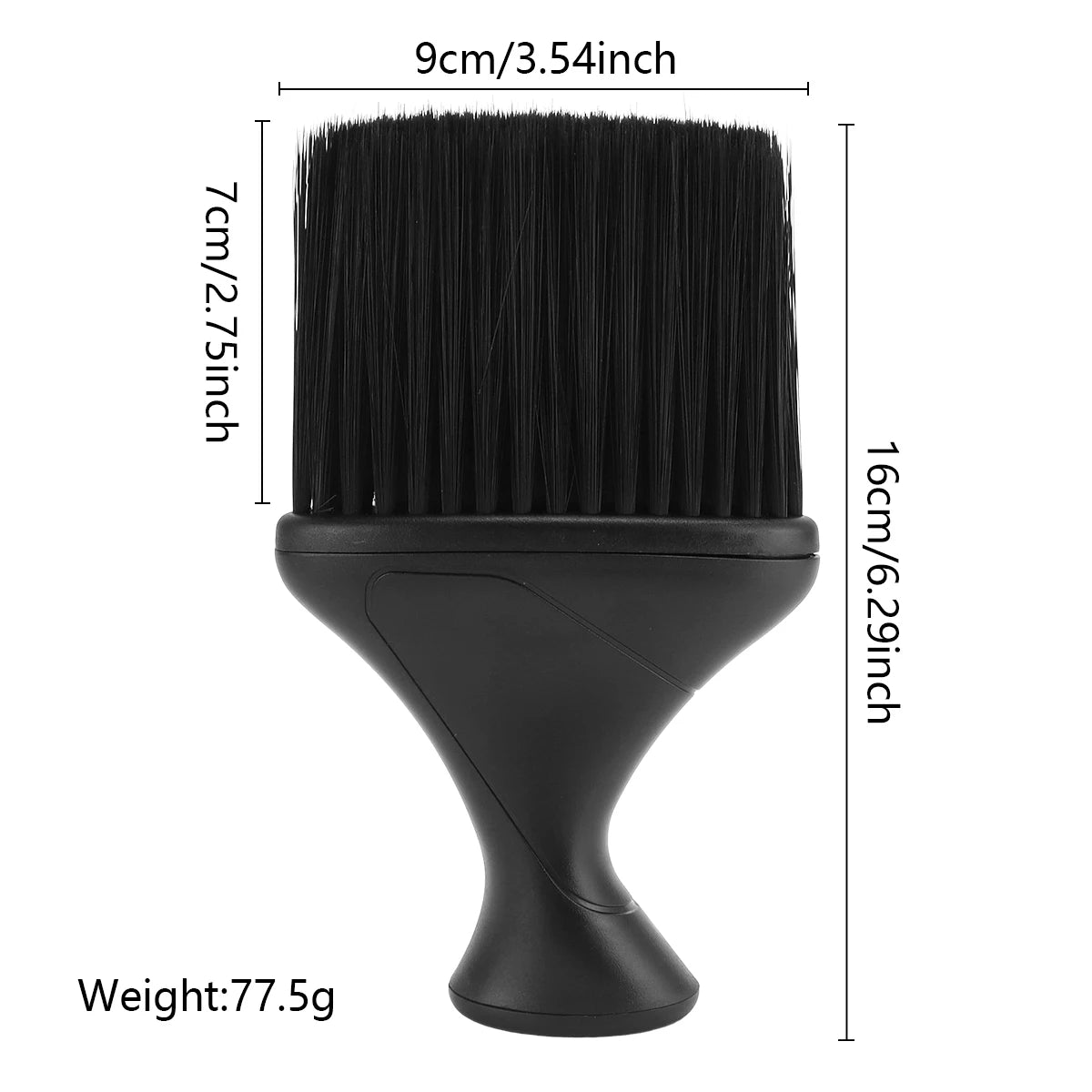 Barbershop Black Beard Brush Hairstylist Hair Cutting Cleaning Brushes Neck Face Duster Professional Haircut Tools Accessories