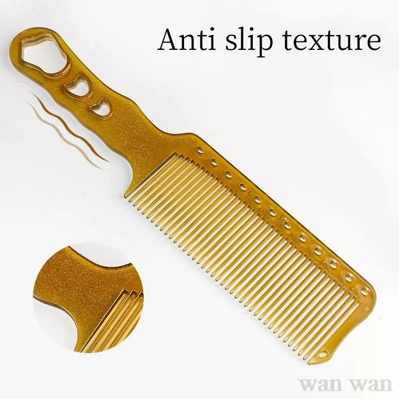 1Pc Men's Hair Cutting Comb Anti-slip Anti-static Hairstylist Trimming Hair Comb Barber Shop Pro Hairdressing Hairbrush Y0724