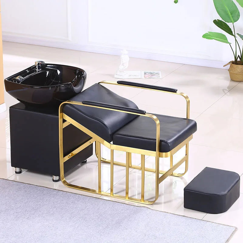 Spa Shampoo Bed Chair Hair Salon Massage Water Cosmetic Living Room Hairdressing Washing Haarwasstoel Equipment Professional