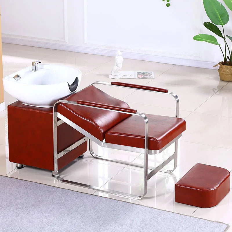 Spa Shampoo Bed Chair Hair Salon Massage Water Cosmetic Living Room Hairdressing Washing Haarwasstoel Equipment Professional