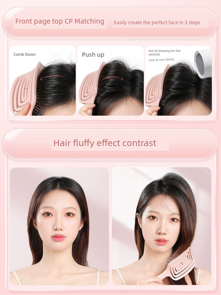 Fluffy for Women Only Long Hair Big Curved Rib Comb