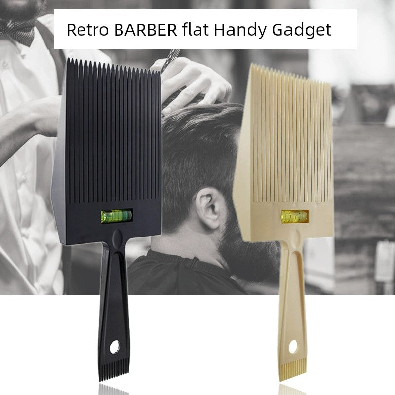 Professional Flat Comb Oil Head Trim Comb Level Shovel Comb Hair Cutting Push Comb Men's Inch Comb Precision Position Guide Comb