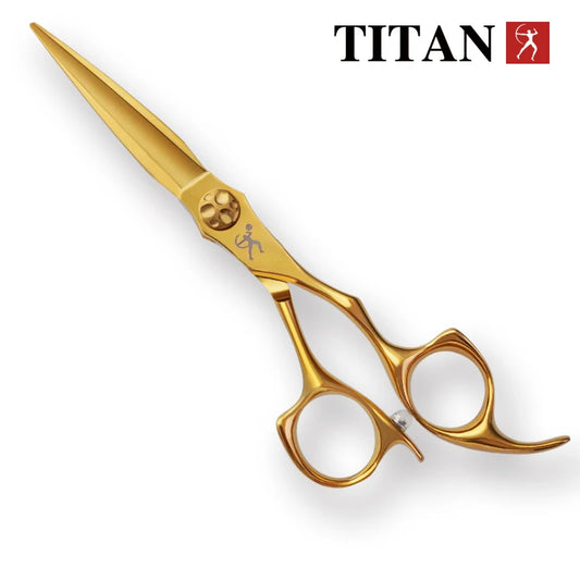 Titan Hairdressers scissors professional hair scissors gold hairdressing  barber salon tool cut scissors  free shipping