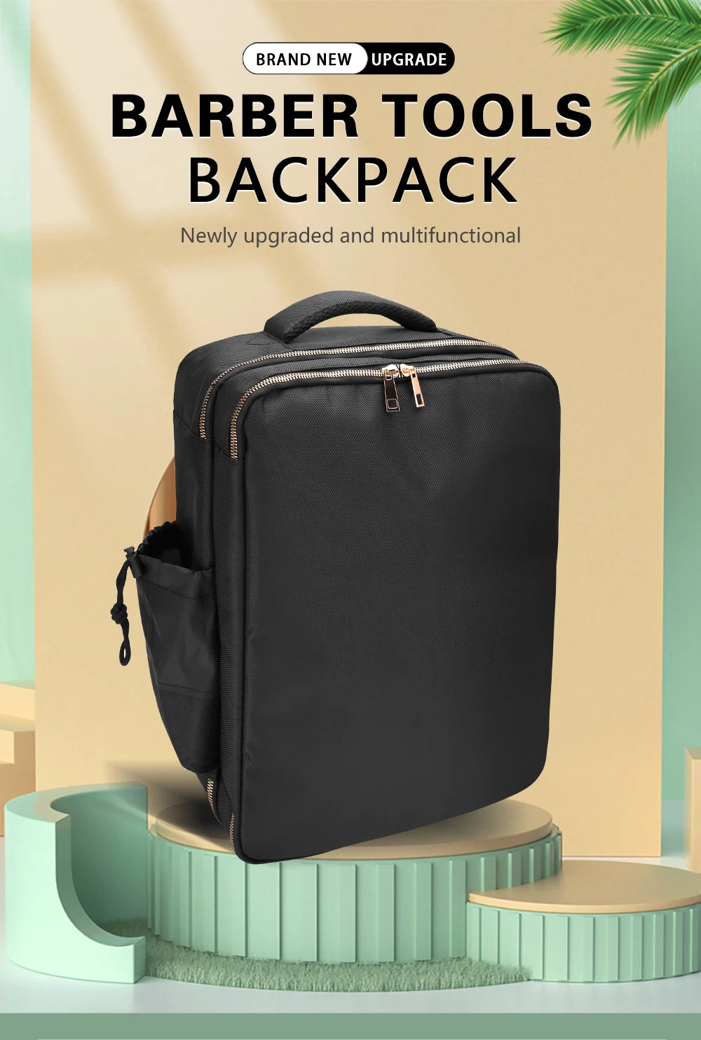 Large Capacity Travel Bags Salon Barber Storage Bag Hairdressing Makeup Tool Backpack Multifunctional Shoulders Bag