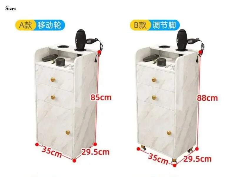 Hair salon tool cabinet special tool desk hair shelf drawer mirror desk cabinet small cutting