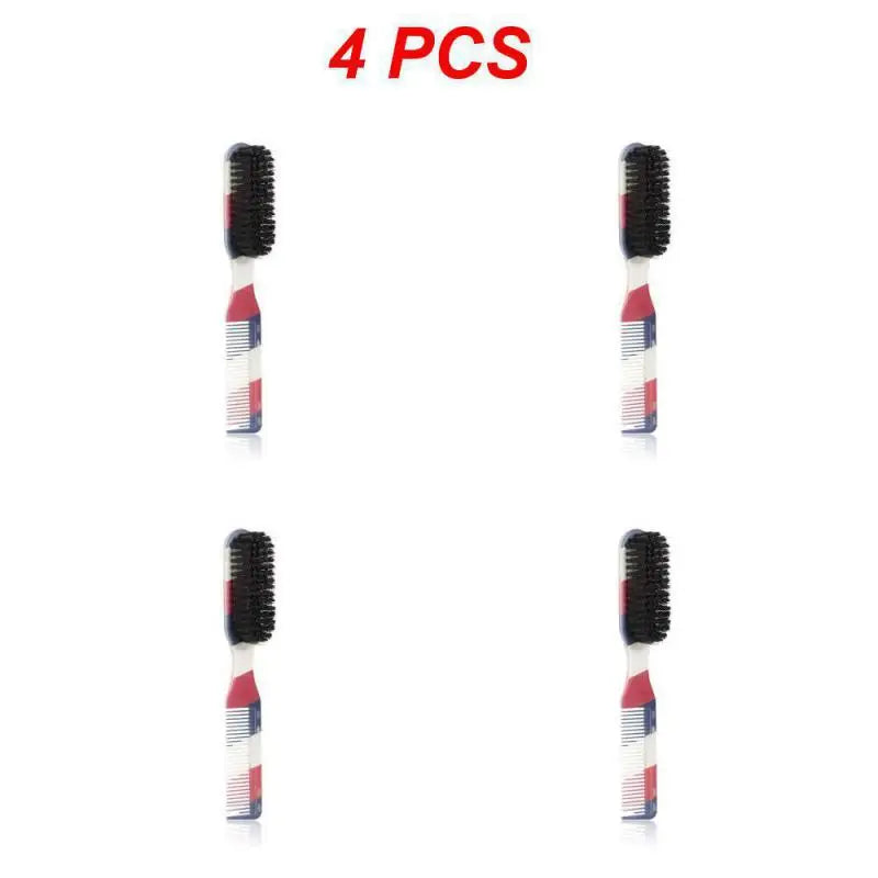 2/4/6PCS Styling Comb Smooth Two-in-one Hair Comb Hair Care First Tooth Design Beard Brush Easy Brush Hair Dye Brush Nylon Comb