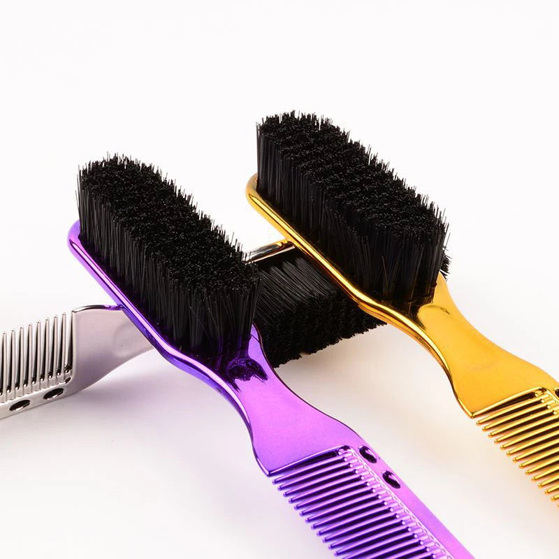 NEW TYPE Barber Hairdressing Soft Hair Cleaning Brush Retro Neck Duster Broken Remove Comb Brush Hair Styling Salon Tools