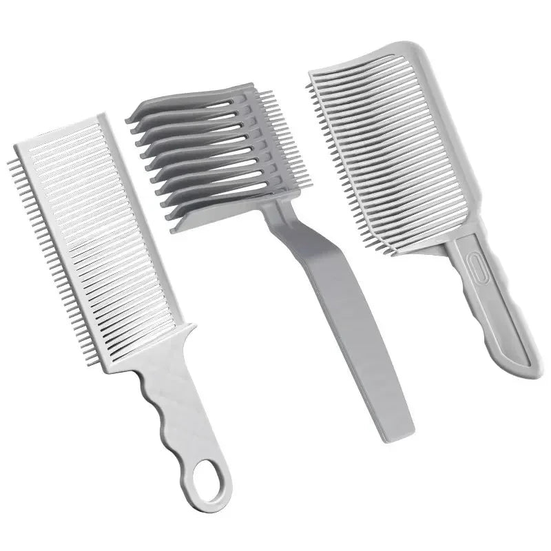 Barber Fading Comb Clipper Blending Flat Top Hair Cutting Fade Comb Stying Comb For Men Heat Resistant Fade Brush Salon