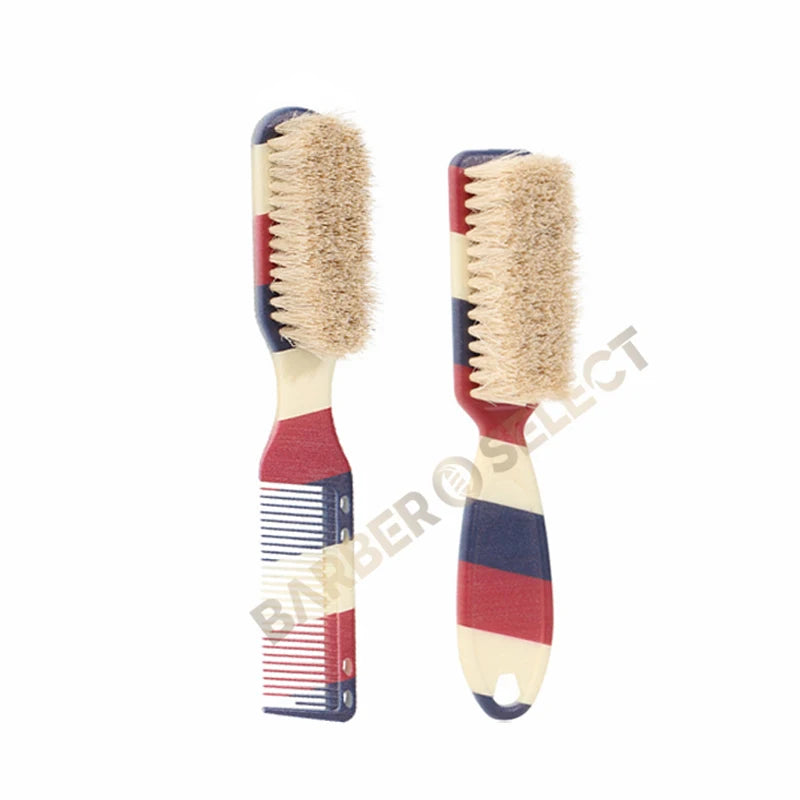 New Professional Barber Shaving Beard Brush Removal Neck Dusting Horse Hair Brushes Face Mustache Salon Cleaning Styling Tools