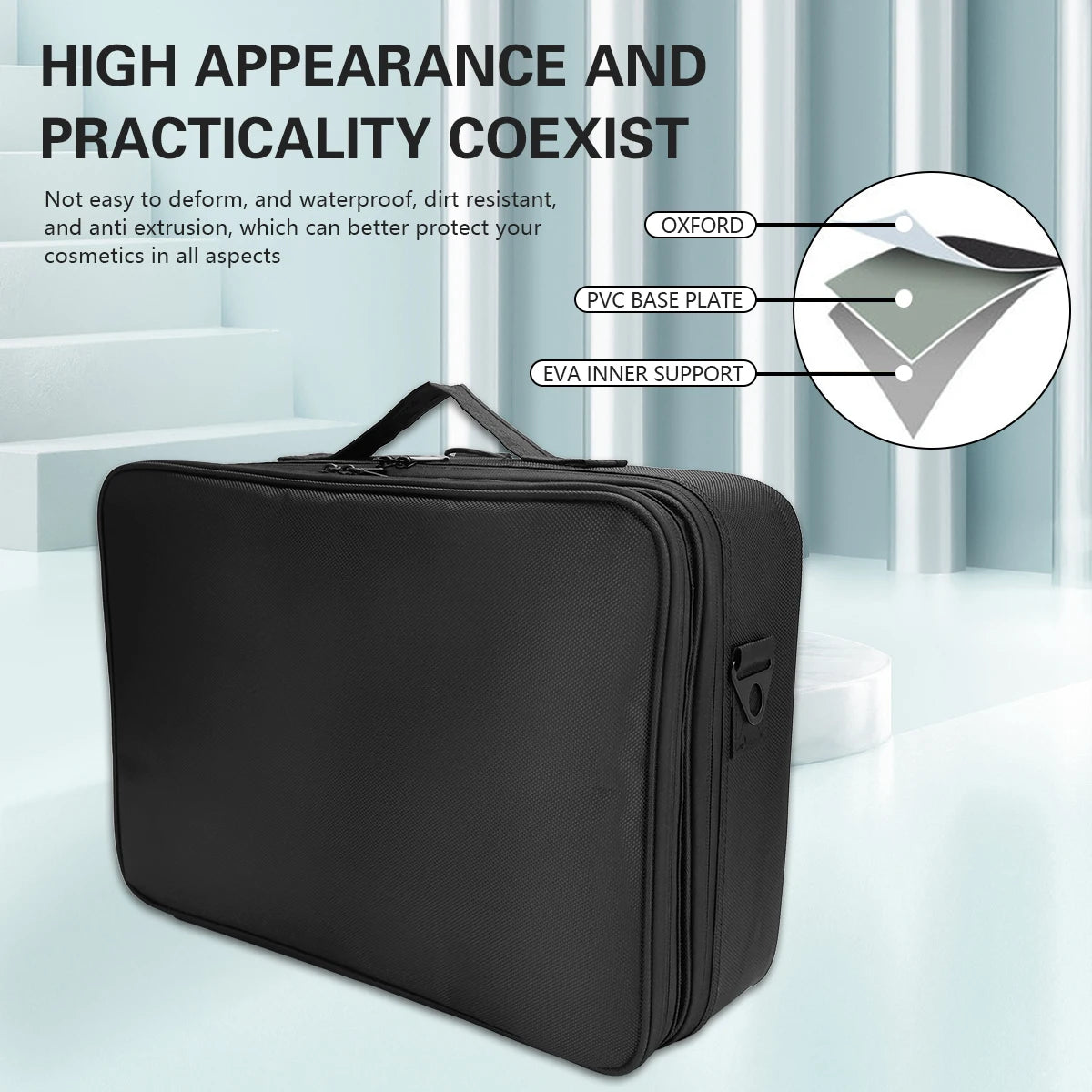 Professional Hair Cutting Bag Barbershop Storage Package Large Capacity Cosmetic Bin Barber Tools Salon Styling Accessories