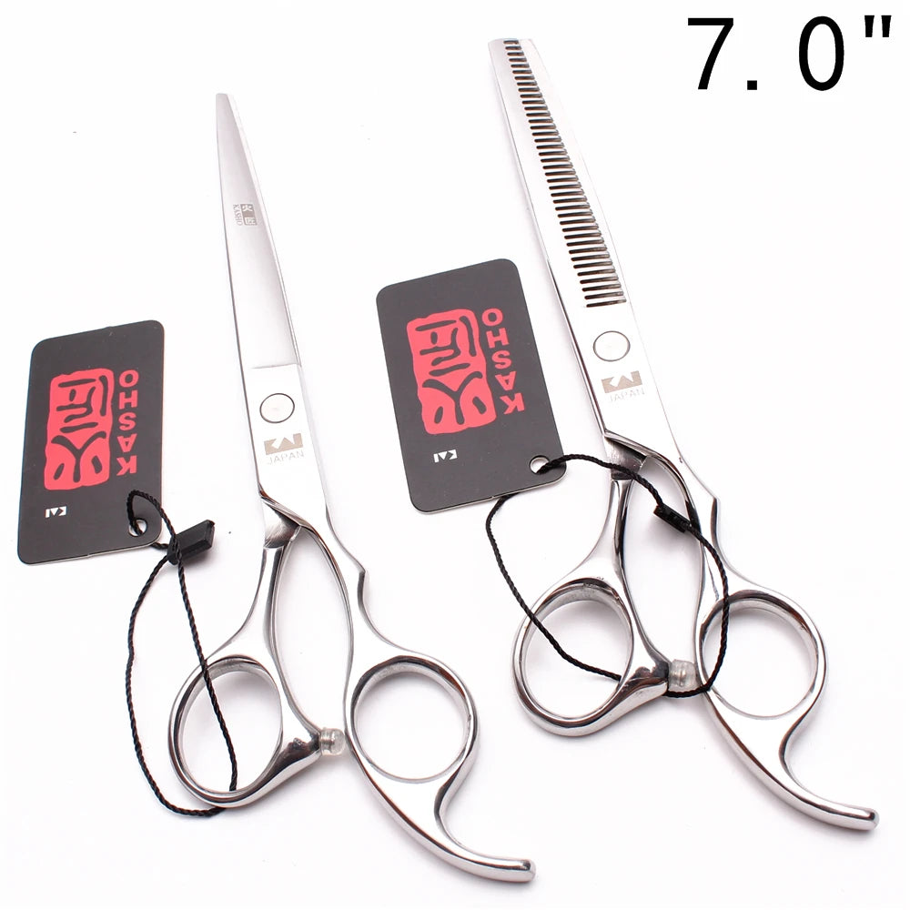 Professional Hair Scissors 5'' 6'' 7'' 8'' Japan Stainless Hairdressing Scissors Barber Thinning Shears Hair Cutting Scissors